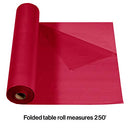 Creative Converting Touch of Color Plastic Banquet Table Cover Classic Red - Brand New