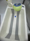 GENERIC COLLAPSIBLE BABY BATHTUB WITH SMART TEMPERATURE DISPLAY - WHITE/GRAY - Like New
