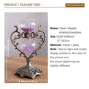 Hourglass Sand Timer Decorative 360° Rotating Metal White Sand Watch 30 Min - Brand New