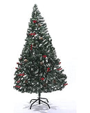 WJCWHH 6.9ft Pre-Decorated Premium Artificial Christmas Tree - Scratch & Dent