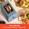 BELLA 2 SLICE TOASTER, 6 SETTING SHADE CONTROL 900 WATT - SURF - Like New