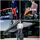 EVERKI WHEELED CARRY-ON ROLLING LAPTOP BAG LIGHTWEIGHT TRAVEL FRIENDLY - BLACK - Like New