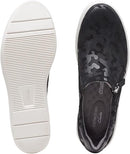 26163770 CLARKS LAYTON STEP WOMEN'S SUEDE SLIP ON - SIZE: MEN 7.5 - BLACK - Like New