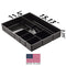 OFFICEMATE DEEP DRAWER ORGANIZER TRAY, 8 COMPARTMENTS, 2 1/4H X 15 1/8W - BLACK - Like New