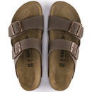 BIRKENSTOCK WOMENS ARIZONA BIRKIBUC NARROW - SIZE: MEN 6 WOMEN 8 - MOCHA - Like New