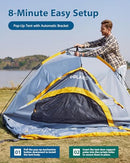 Golabs Truck Bed Tent for 5-6 Ft Bed, 6-10 Min Setup Waterproof PU2000mm - Like New