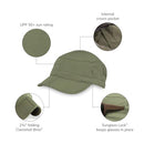 S2A06076 SUNDAY AFTERNOONS UNISEX-ADULT SUN TRIPPER CAP MEDIUM CREAM/GRAY - Brand New