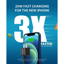 ANKER NANO CHARGER(2 PACK), 20W PIQ 3.0, POWERPORT III USB-C CHARGER - BLACK - Like New