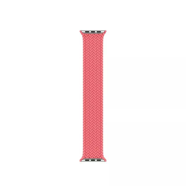 APPLE WATCH BRAIDED SOLO LOOP 44MM - PINK PUNCH - SIZE 8 - PINK - Like New