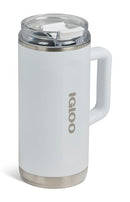 IGLOO 36 OZ TUMBLER REUSABLE TRAVEL MUG STAINLESS INSULATED - WHITE - Brand New