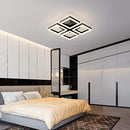 GEADI Led Ceiling Light, Modern 4-Square Ceiling Lamp 52W Dimmable Flush Mount - Like New