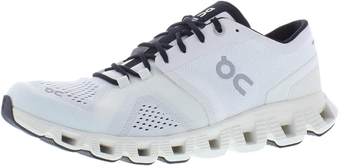 40.99702 On Running Cloud X Women's Shoe White/Black 10 Like New