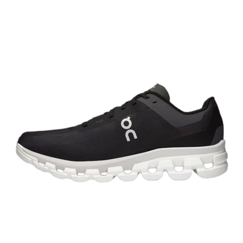 ON CLOUDFLOW 4 WOMEN'S - SIZE 9 - BLACK/WHITE - Like New