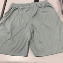 JUMP START MENS MOISTURE WICKING PERFORMANCE MESH SHORTS - SIZE: MEN L - SILVER - Brand New