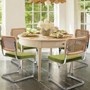 KROFEM Dining Chairs Set of 4 Modern Rattan Kitchen Chairs Mid Century Modern - Like New