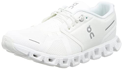 59.98376 ON MEN'S CLOUD 5 SNEAKERS UNDYED WHITE/WHITE SIZE 11 - Like New