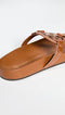 81032 TORY BURCH WOMEN MILLER CLOUD SANDALS BOURBON MIELE SIZE 8 Like New