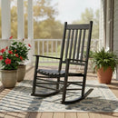 SHINE COMPANY VERMONT ROCKING CHAIR CLASSIC BLACK 4332BK-AC - BLACK - Like New