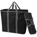 CleverMade Collapsible Laundry Basket BLACK/GREY 2 Pack 7070-0006-0011 - Like New