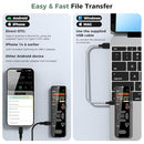 YIVIDA AI DIGITAL VOICE RECORDER 128GB AI TRANSCRIBE & SUMMARIZE NOTE TAKER - Like New