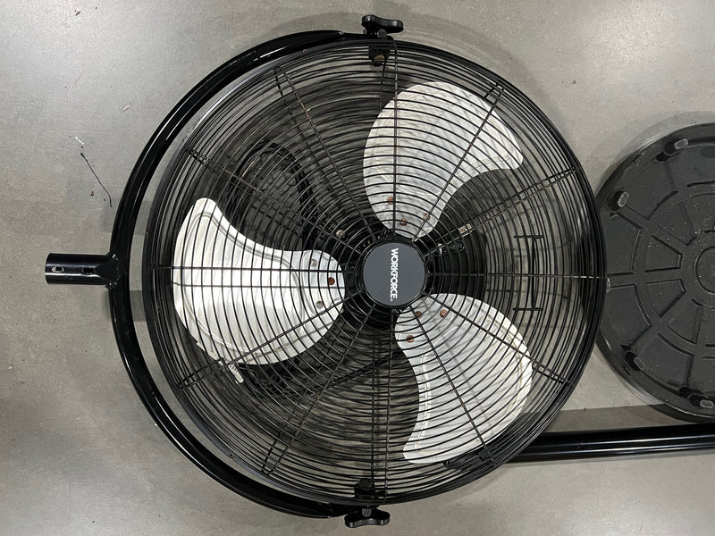 Workforce Fan WORKFORCE HEAVY-DUTY PEDESTAL FAN SFC-500B - BLACK - Scratch & Dent ...