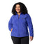 COLUMBIA WOMEN BENTON SPRINGS FULL ZIP CLEMATIS BLUE SIZE 1X - Brand New