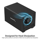 SABRENT 4-BAY USB 3.2 GEN 2 SATA DOCKING HDD/SSD 10GBPS USB-C NO RAID DS-SC4B - Like New