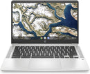 HP Chromebook 14" FHD N4000 4GB 32GB eMMC Mineral Silver 14a-na0050nr - Like New