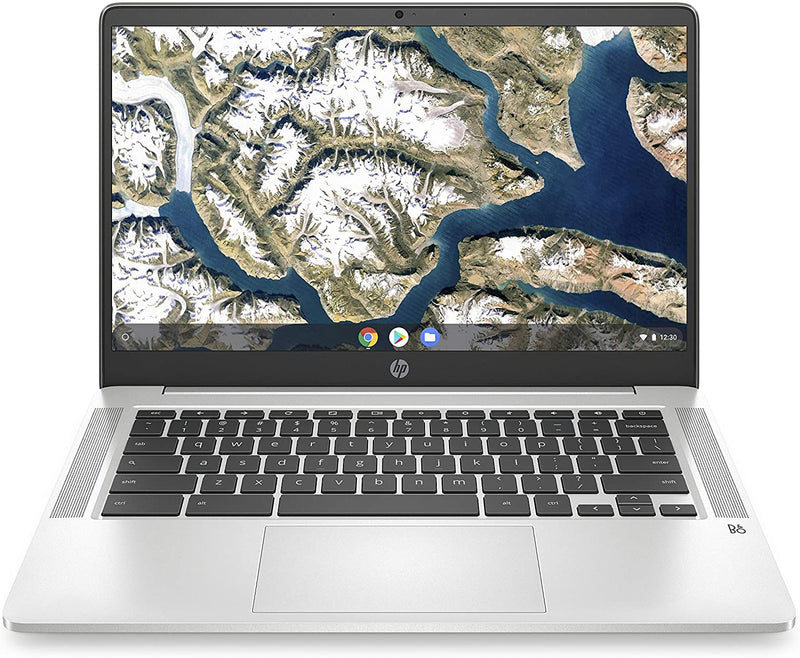 HP Chromebook 14" FHD N4000 4GB 32GB eMMC Mineral Silver 14a-na0050nr - Like New