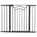 SAFETY 1ST EASY INSTALL DECOR TALL & WIDE GATE - BROWN - Scratch & Dent