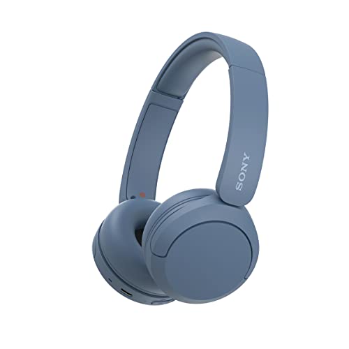 Sony WH-CH520 Wireless Headphones Bluetooth On-Ear Headset with Microphone - Blue New