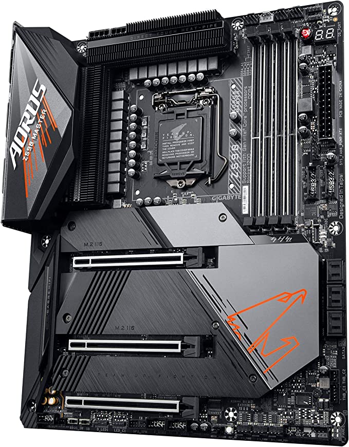 GIGABYTE Z590 AORUS Master Gaming Motherboard Z590-AORUS-MASTER - Black - Like New