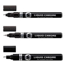 Molotow Liquid Chrome Marker Set - 1mm, 2mm and 4mm - Brand New