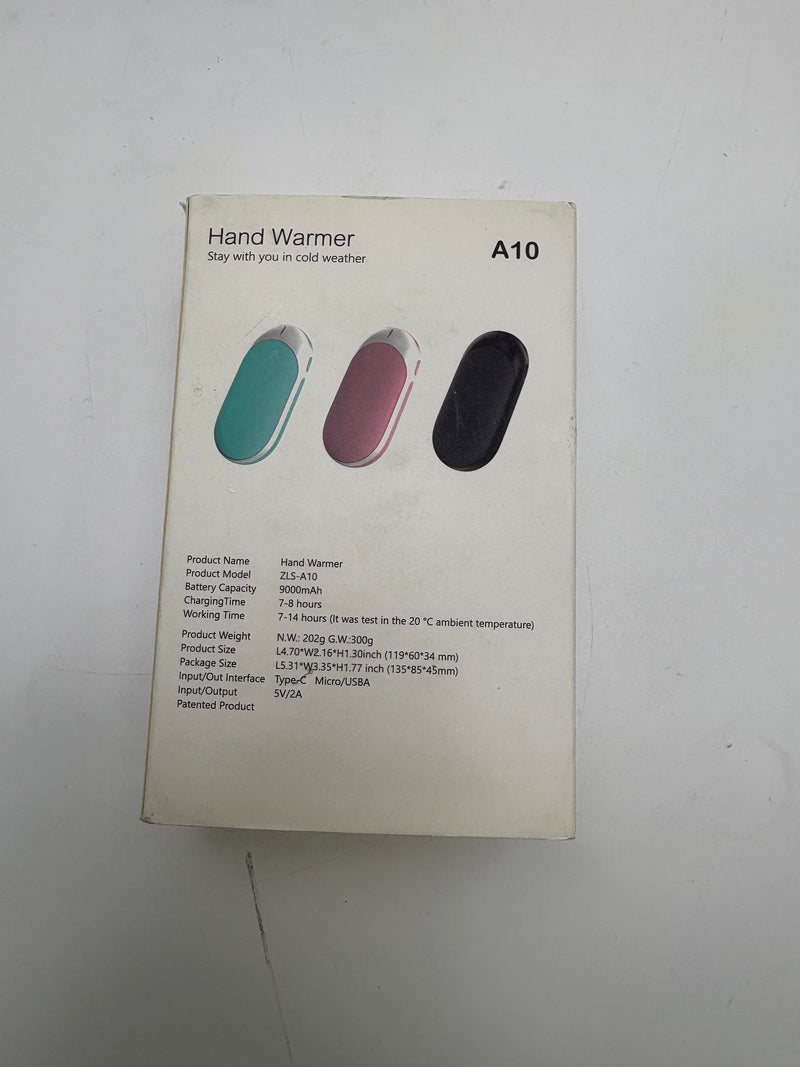 DEGBIT 9000MAH 14H LONG-LASTING RECHARGEABLE HAND WARMER 3S - BLACK - Like New