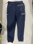BLUE ICE PREMIUM CLOTHING CARGO SWEATPANT UNISEX, SMALL - NAVY - Brand New