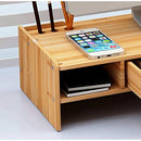 DH+ Compuer Monitor Stand Riser with Drawer - Built with Storage Drawer - Brand New
