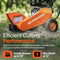 SUPERHANDY GAS STUMP GRINDER 9HP ENGINE DIRECT BELT DRIVE 12" CUT - ORANGE - Brand New