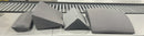 GENERIC 4 PIECE WEDGE PILLOW SET - GRAY - Like New