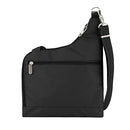 TRAVELON ANTI-THEFT CROSS-BODY BAG, TWO POCKET 42373-500 - BLACK - Brand New