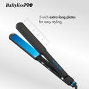 BABYLISSPRO NANO TITANIUM ULTRA-THIN HAIR STRAIGHTENER PROFESSIONAL FLAT IRON - Like New