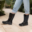 Asgard Women's Mid Calf Rain Boots Short Rubber Waterproof Garden Shoes 41 (10) - Brand New
