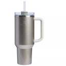 STANLEY 40OZ STAINLESS STEEL H2.0 FLOWSTATE QUENCHER TUMBLER E.L.F - HONEY TALKS - Like New
