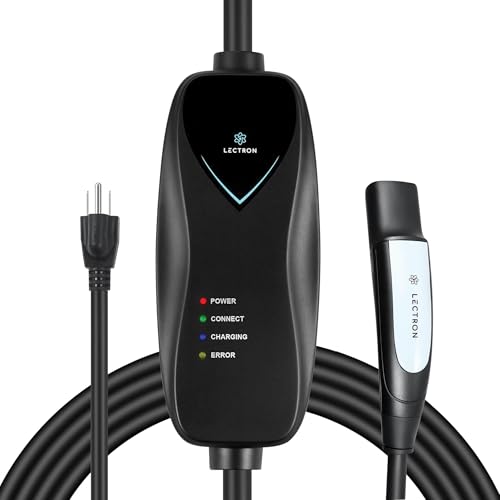 Lectron Level 1 Tesla Charger - 110V, 15 Amp, NEMA 5-15, 16 ft Extension Cord - Like New