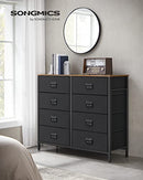 SONGMICS DRESSER WITH 8 DRAWERS STORAGE ORGANIZER CHEST OF DRAWERS LTS228B01 - Like New