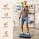 LIFEPRO WAVER MINI VIBRATION PLATE EXERCISE MACHINE REMOTE - BLUE - Like New
