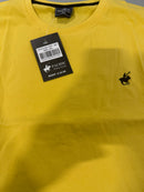 PACIFIC POLO CLUB T-SHIRT - SIZE: MEN 2XL - YELLOW - Brand New