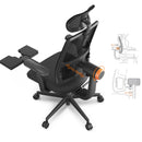 NEWTRAL ERGONOMIC CHAIR WITH FOOTREST HOME OFFICE MAGICH-BP - BLACK - Like New