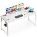 Casaottima 54 Inch Computer Desk for Home Office, Study Writing Table White - Brand New
