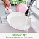 GREENLIFE SOFT GRIP HEALTHY CERAMIC 12" FRYING SKILLET, CC005267-001 - PINK - Like New