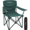 KINGCAMP FOLDING CAMPING OVERSIZED PADDED CHAIRS,CUP HOLDER,CARRY BAG-GREEN - Like New